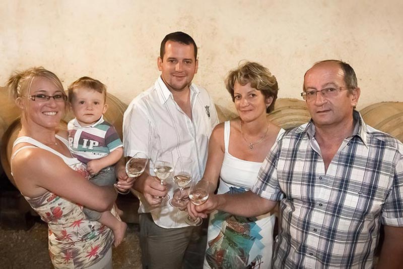 La famille Germain — Patrick, Marie Thérèse, Arnaud et Angélique
